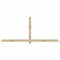 Ekena Millwork Eugene Rough Sawn Timber Gable Bracket, Douglas Fir, 108"W x 45"H x 2"D x 4"F, 10/12 Pitch GBW108X45X0204EUG00RDF - alternate 1